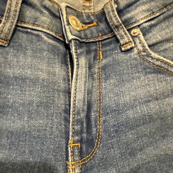 Zara Woman Premium Denim Women's Skinny Jeans Distressed Raw Hem Lt Wash Size 2 - Picture 11 of 16